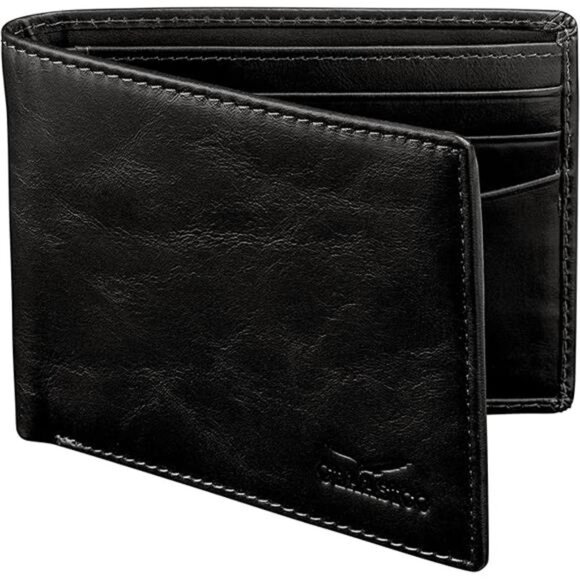 Wallet for Men’s - Genuine Leather Slim Bifold RFID Wallet - Gift for Men - Picture 7 of 7